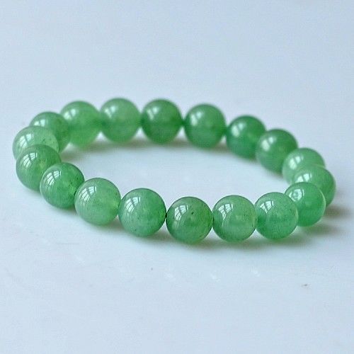 MOROW-fait-main-mode-100-naturel-vert-Aventurine-ronde-perle-pierre-unisexe-femmes-hommes-Bracelet-bijoux