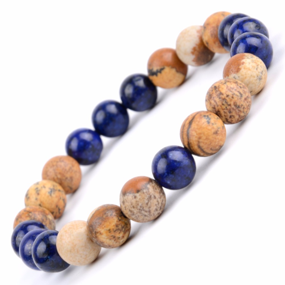 Bracelet-bouddha-Boho-hommes-pierre-naturelle-Lapis-Lazuli-photo-Jaspers-Bracelets-perl-s-Bracelets-pour-femmes