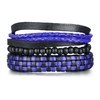 Vnox-4-pi-ces-ensemble-Bracelets-noirs-pour-hommes-bracelet-r-glable-longueur-boh-me-vacances