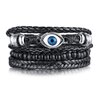 Vnox-4-pi-ces-ensemble-Bracelets-noirs-pour-hommes-bracelet-r-glable-longueur-boh-me-vacances