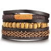 Si-moi-perle-de-bois-m-le-multicouche-Bracelet-en-cuir-hommes-tress-corde-bracelets-d