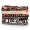 Si-moi-perle-de-bois-m-le-multicouche-Bracelet-en-cuir-hommes-tress-corde-bracelets-d