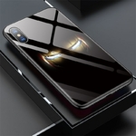 Captain-Marvel-Iron-Man-Captain-America-Verre-T-l-phone-tui-pour-iphone-XSmax-XR-XS