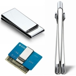 ISKYBOB-acier-inoxydable-mince-Double-face-hommes-femmes-pince-billets-portefeuille-en-m-tal-porte-monnaie