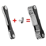 Porte-cl-de-poche-bricolage-porte-cl-intelligent-porte-cl-s-portefeuilles-Portable-Compact-en-aluminium