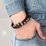 XQNI-Bracelet-en-cuir-v-ritable-Double-couche-19-21-23-CM-couleur-or-argent-bijoux
