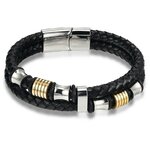 XQNI-Bracelet-en-cuir-v-ritable-Double-couche-19-21-23-CM-couleur-or-argent-bijoux