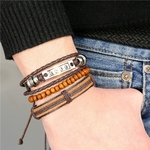 Si-moi-mode-multicouches-hommes-Bracelets-en-cuir-perl-ensemble-Vintage-gravure-espoir-infini-tress-Bracelets