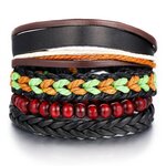Si-moi-mode-multicouches-hommes-Bracelets-en-cuir-perl-ensemble-Vintage-gravure-espoir-infini-tress-Bracelets