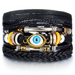 Si-moi-mode-multicouches-hommes-Bracelets-en-cuir-perl-ensemble-Vintage-gravure-espoir-infini-tress-Bracelets