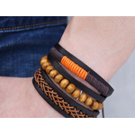Si-moi-perle-de-bois-m-le-multicouche-Bracelet-en-cuir-hommes-tress-corde-bracelets-d