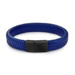 Jiayiqi-Punk-hommes-bijoux-noir-marron-tress-Bracelet-en-cuir-acier-inoxydable-fermoir-magn-tique-mode