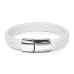 Jiayiqi-Punk-hommes-bijoux-noir-marron-tress-Bracelet-en-cuir-acier-inoxydable-fermoir-magn-tique-mode