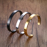 ZORCVENS-femmes-et-hommes-8mm-largeur-Surface-Bracelet-jonc-acier-inoxydable-Bracelet-hommes-argent-or-noir