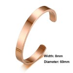 ZORCVENS-femmes-et-hommes-8mm-largeur-Surface-Bracelet-jonc-acier-inoxydable-Bracelet-hommes-argent-or-noir