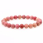Bracelet-en-pierre-naturelle-Rhodochrosite-extensible-Bracelet-de-Yoga-empilable-8-MM-rond-Ro-se-perl