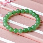 MOROW-fait-main-mode-100-naturel-vert-Aventurine-ronde-perle-pierre-unisexe-femmes-hommes-Bracelet-bijoux