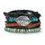 Vnox-4-pi-ces-ensemble-Bracelets-noirs-pour-hommes-bracelet-r-glable-longueur-boh-me-vacances