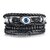 Vnox-4-pi-ces-ensemble-Bracelets-noirs-pour-hommes-bracelet-r-glable-longueur-boh-me-vacances
