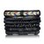 Vnox-4-pi-ces-ensemble-Bracelets-noirs-pour-hommes-bracelet-r-glable-longueur-boh-me-vacances