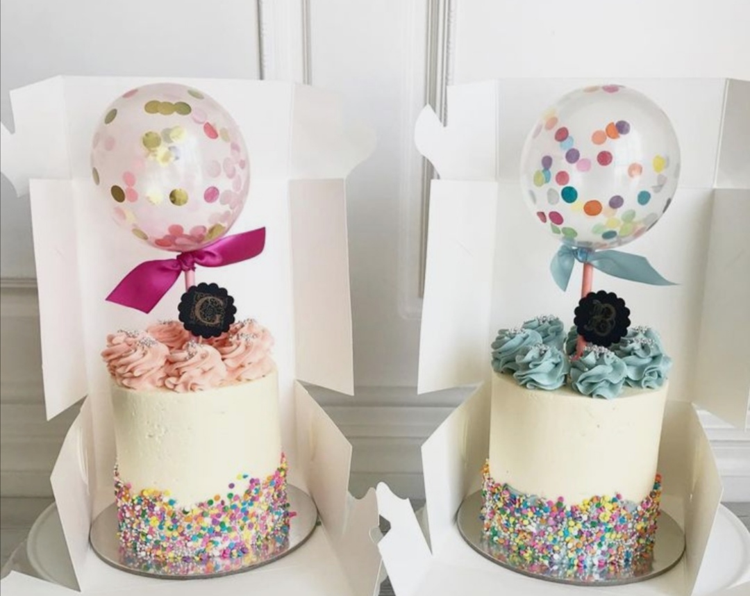 Cake topper Ballons d'anniversaire à personnaliser