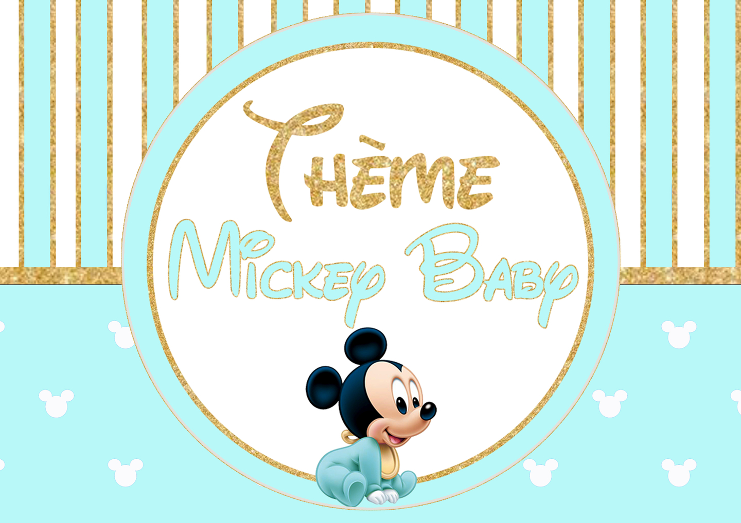La Box Mickey Baby Box Personnalisee Oh Party Box La Box Mickey Baby Box Personnalisee Oh Party Box