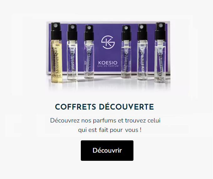 Coffrets découverte parfums KOESIO