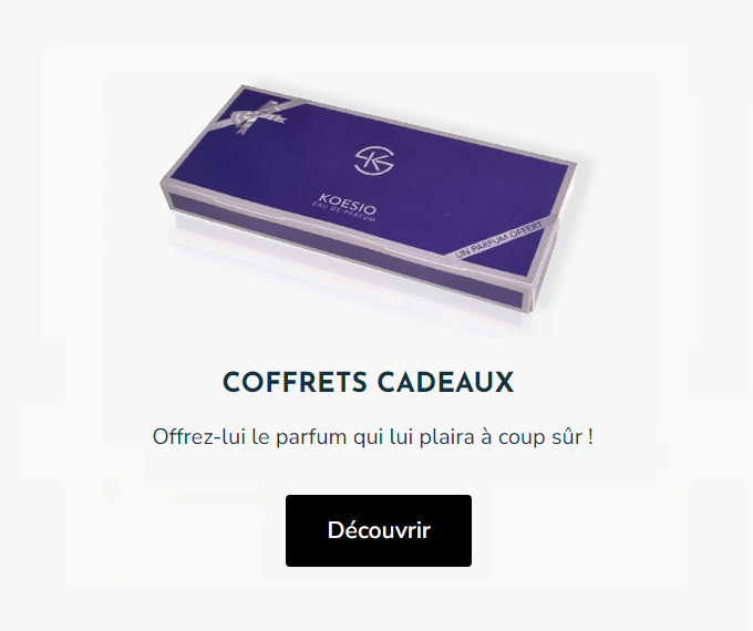 Coffrets cadeaux parfums KOESIO