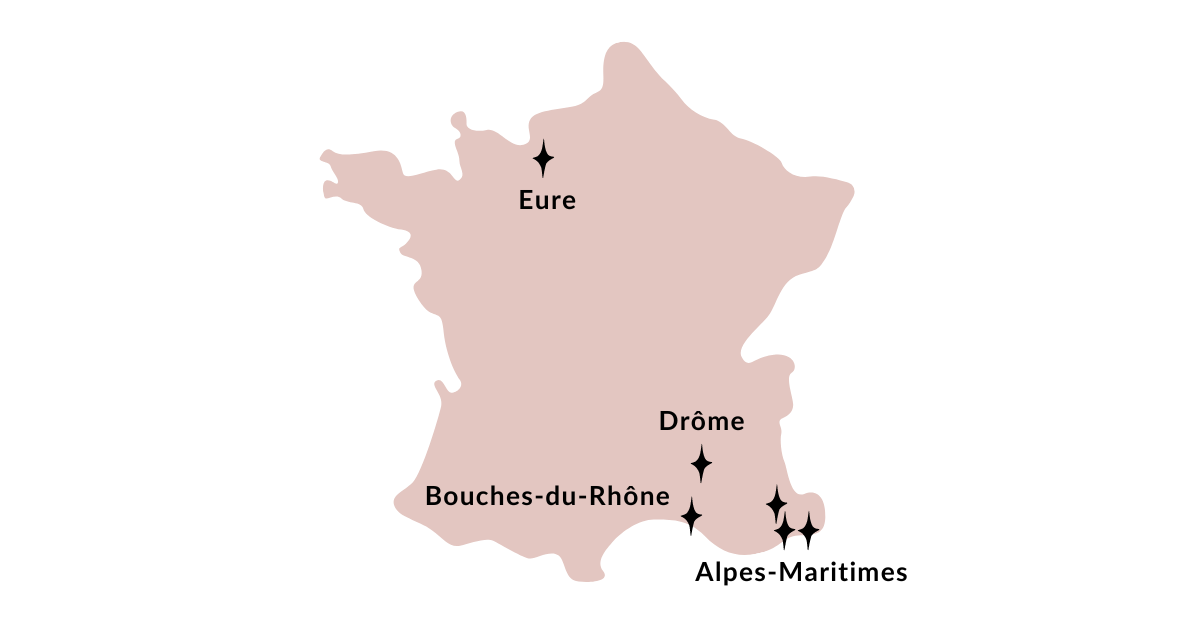 carte france partenaires