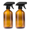 250-500ml-Large-Empty-Amber-Glass-Bottles-With-Black-Trigger-Mist-Stream-Spray-Storage-Cap-For