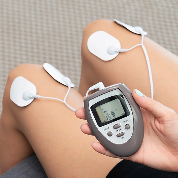 appareil électrostimulateur anti douleur avec 10 niveaux dintensité