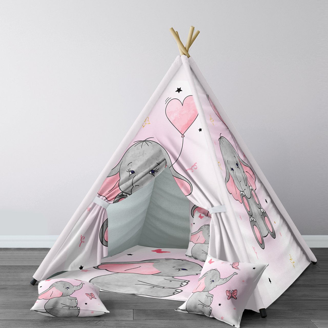 Tipi en bois pour enfant