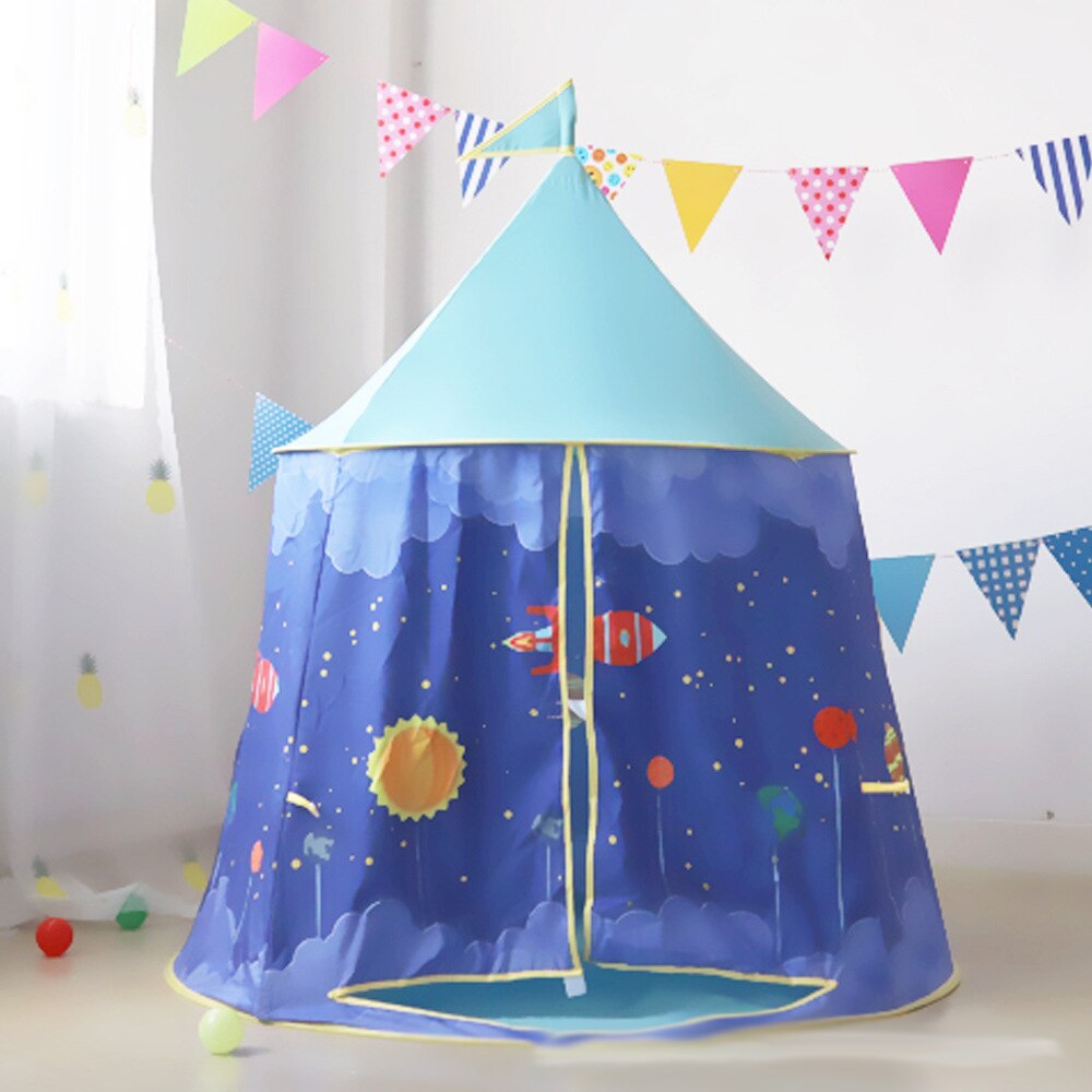 Tipi bleu enfant interieur - Tipi enfant - ID Mômes