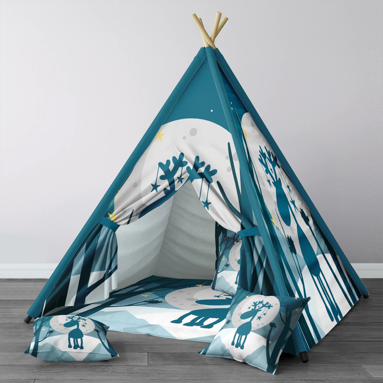 tipi enfant bois