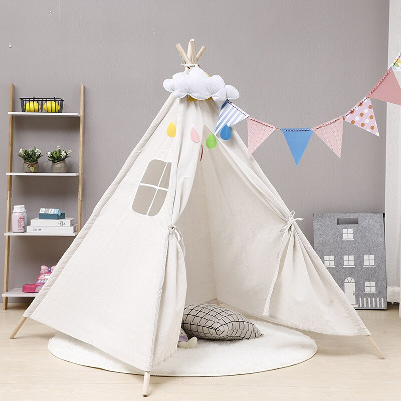 tipi enfant exterieur beige