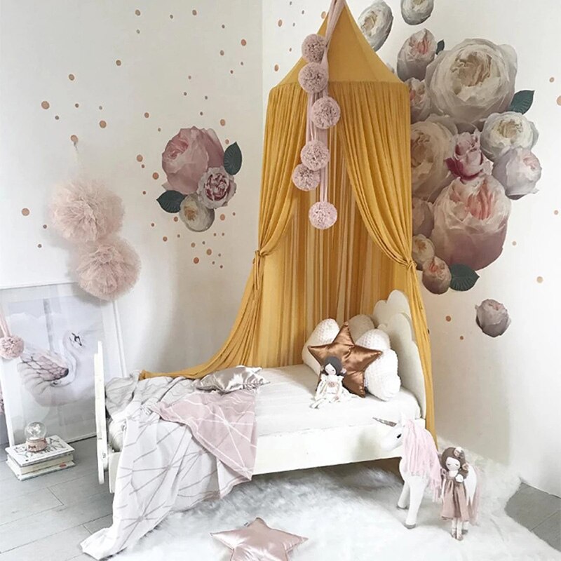 Ciel de lit, rideau et moustiquaire, Décoration chambre de bébé