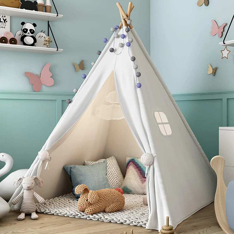 Tente tipi enfant en tissus - Tipi enfant - ID Mômes