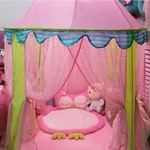 Tente-pliante-pour-enfants-Tipi-rose-pour-filles-et-gar-ons-maison-de-jeu-Tipi-Portable