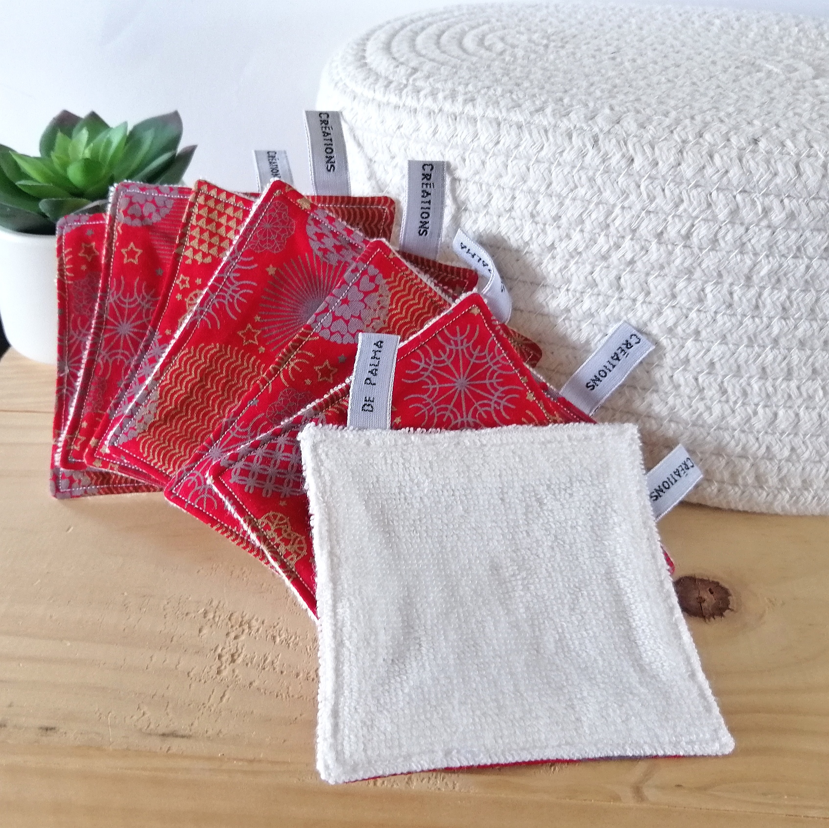 Semainier lingettes lavables Lilav sur un air de fête (1)