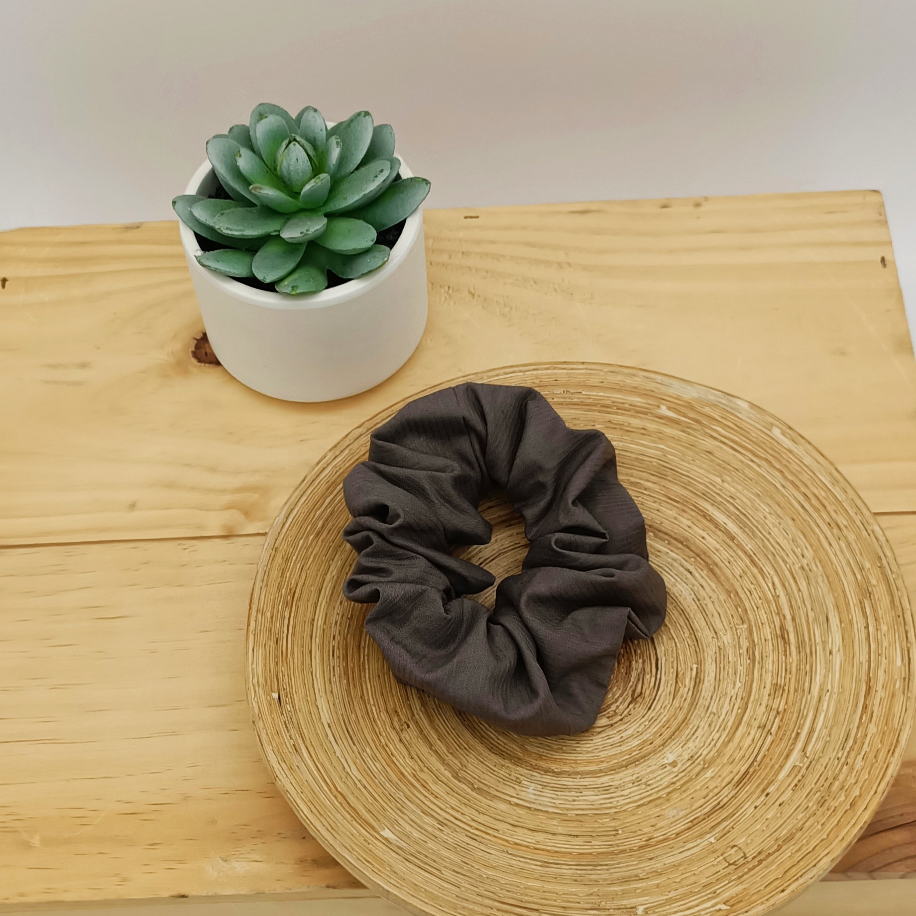 Chouchou uni marron glacé DPC (1)