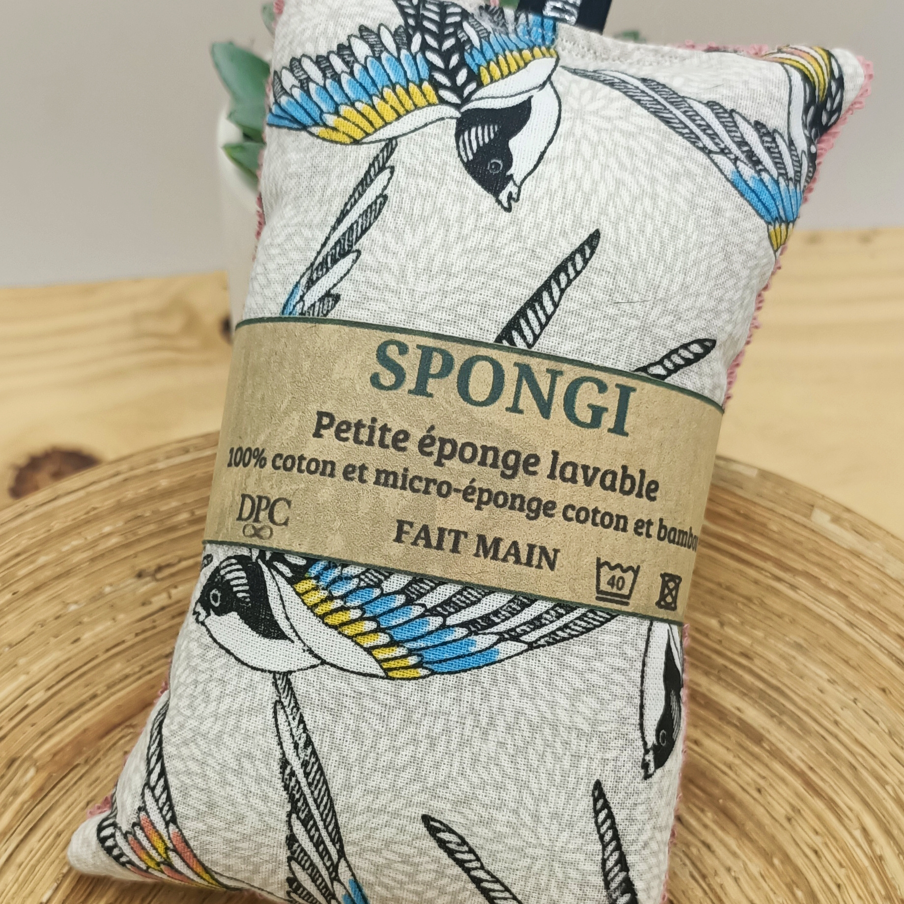 Eponge lavable Spongi envol dhirondelles (1)