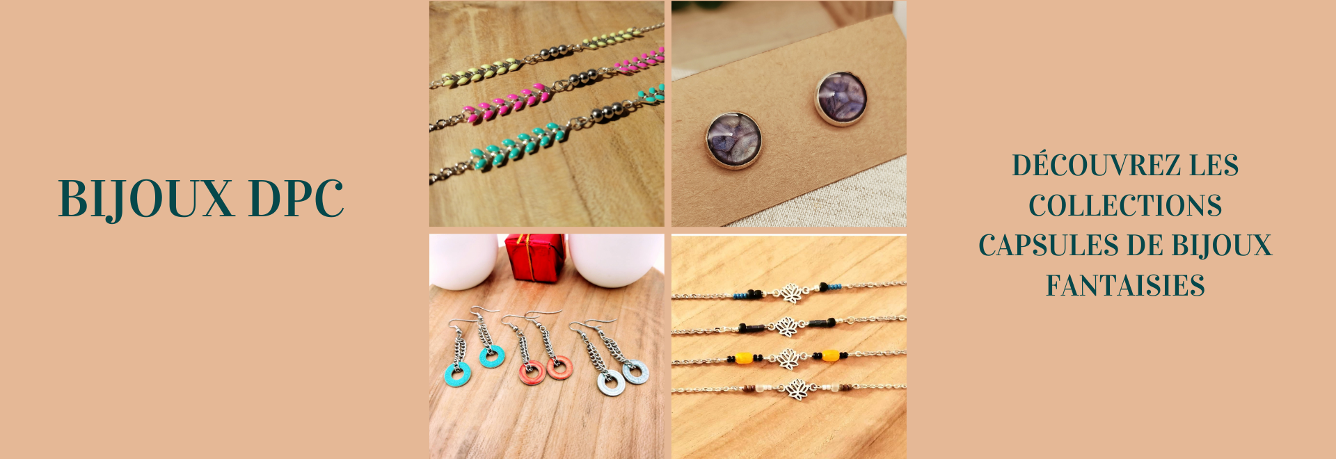 Collection bijoux fantaisies De Palma Créations