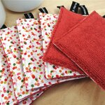 Semainier lingettes lavables Lilav confettis et vermillon (4)
