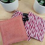 Semainier lingettes lavables Lilav Fuchsia et corail (1)