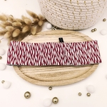 Bandeau SPA soin Zébré fuchsia (6)