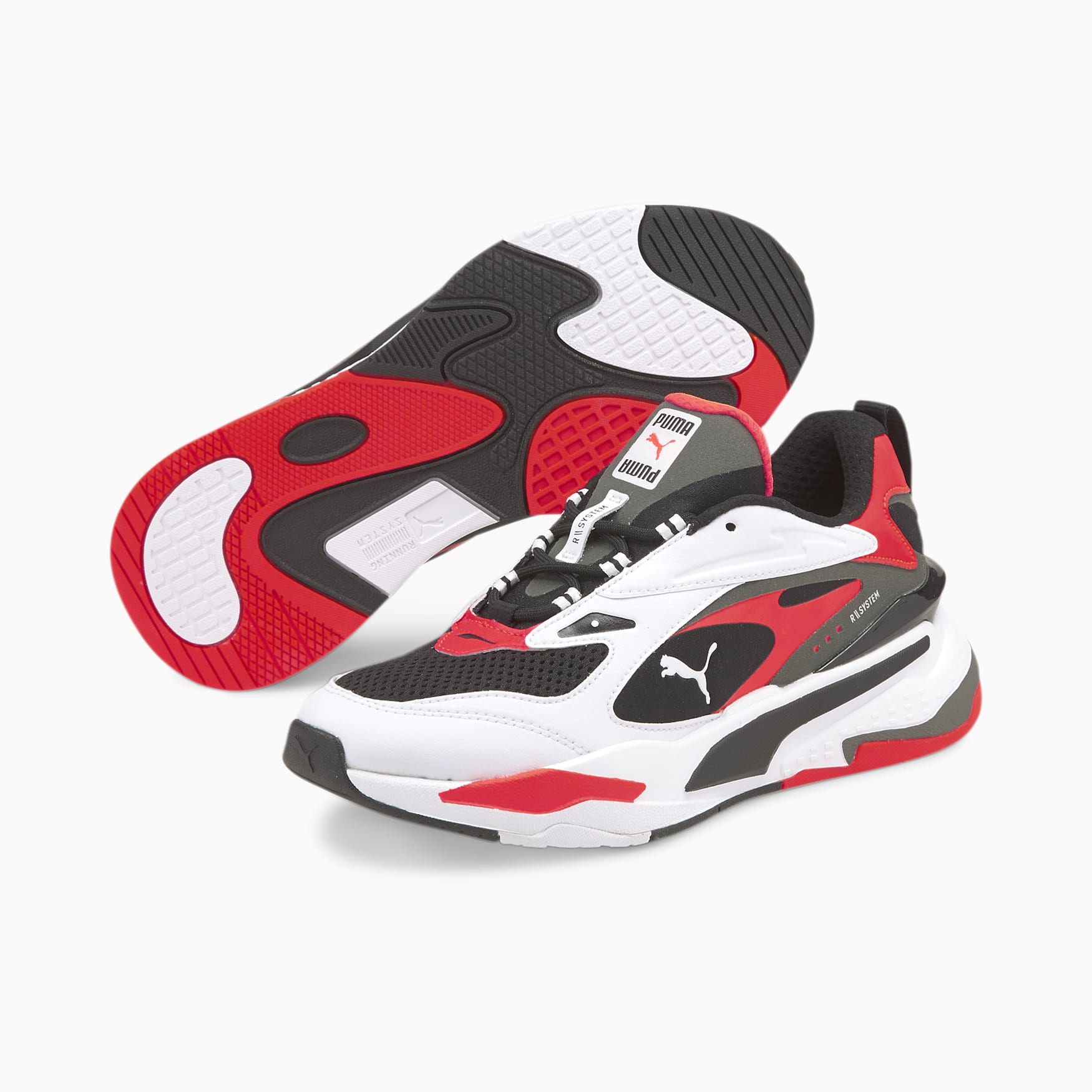 PUMA RS-Fast Junior Black/White/Red Blast - Puma - weefiz