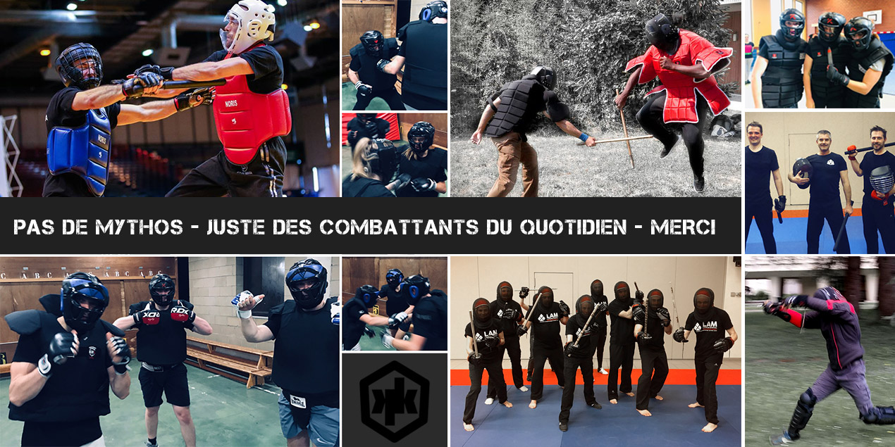 matériel de Kali arnis en action