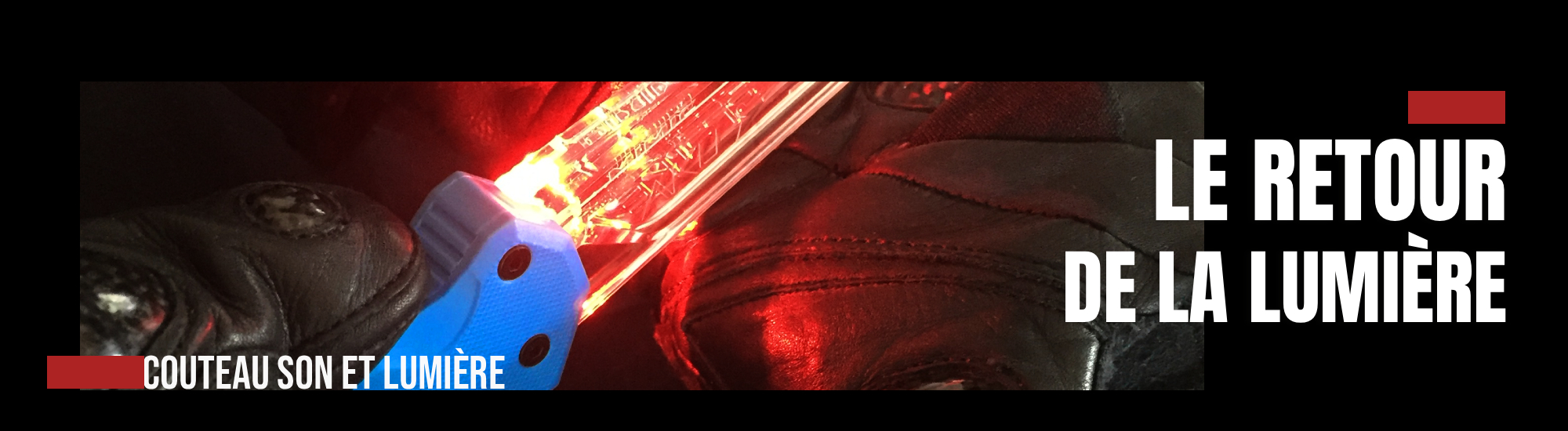 couteau akustrike lumineux