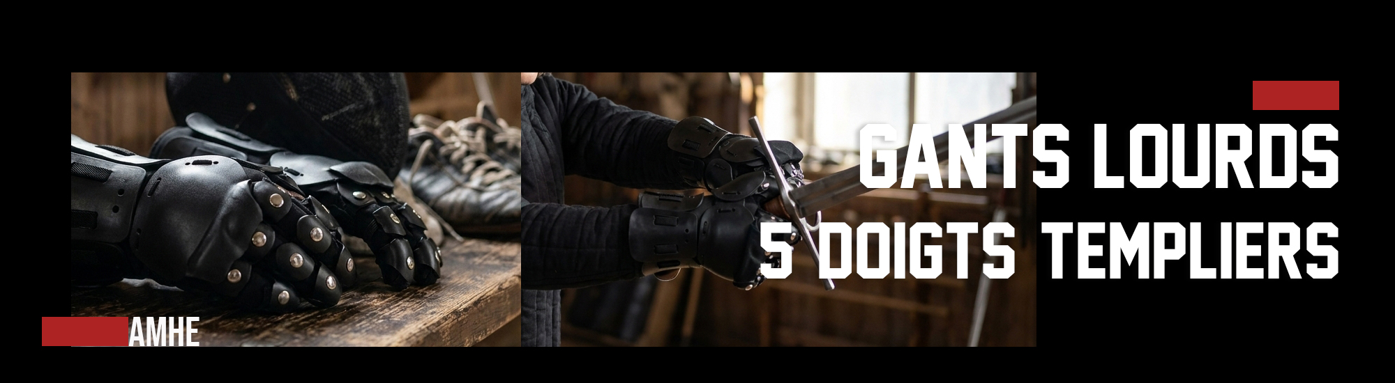 gants coqués 5 doigts
