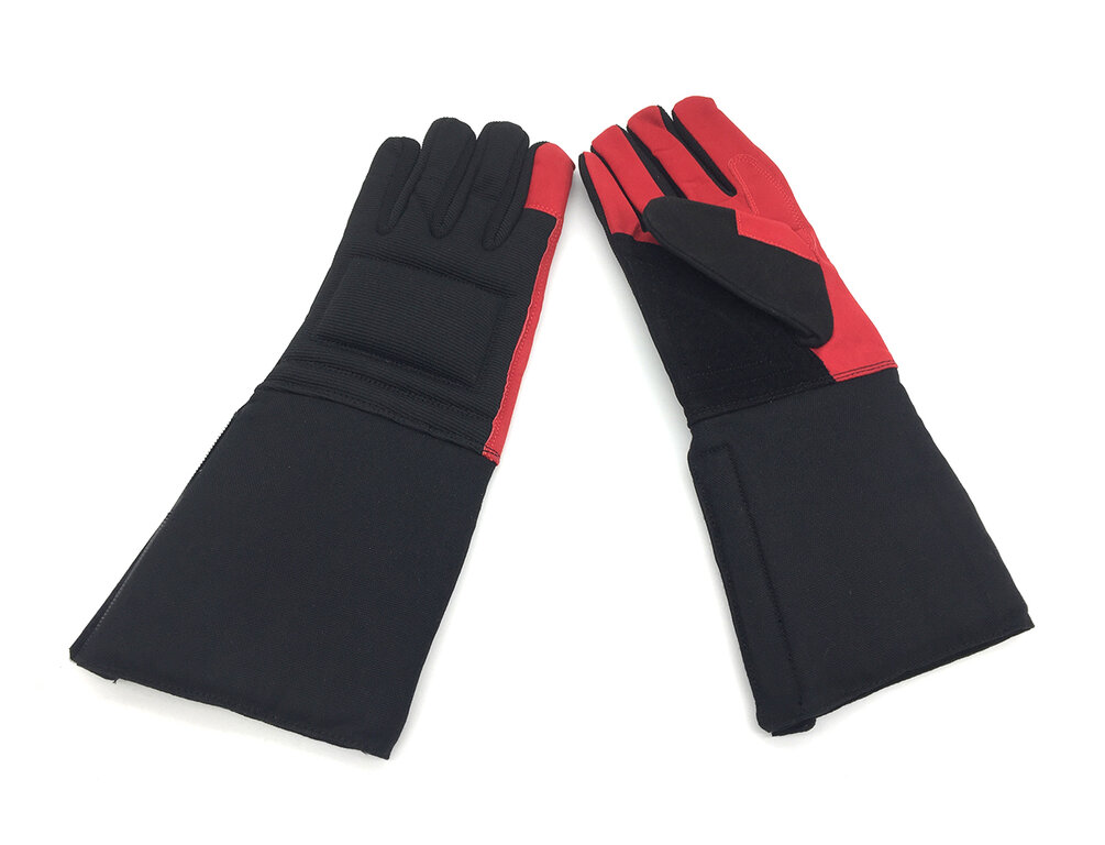 Gants D'escrime - Polyester Antidérapant, Tailles XXS-XXL, Pour Entraînement Et Compétition, Confortables